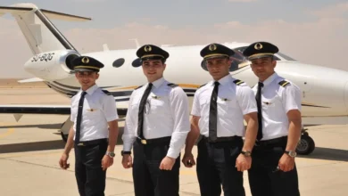 مصاريف وتنسيق كلية الطيران المدني